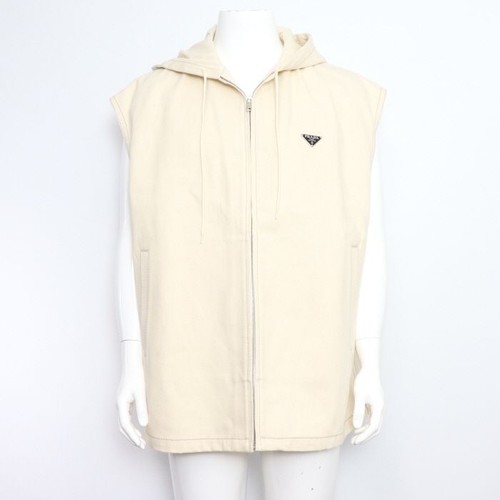 Prada gilet capuche en - à,