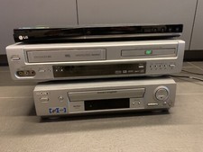 DAEWOO VIDEOREGISTRATORE VHS DVD PLAYER LG DVX 492 SONY SMART ENGINE LOT VINTA