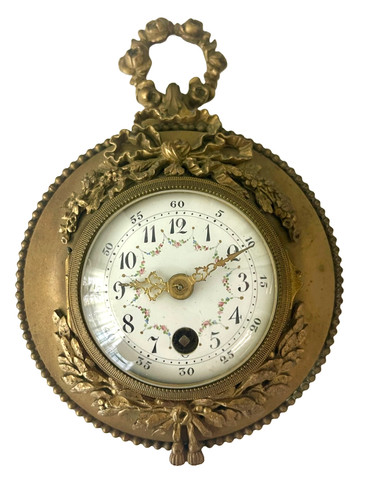 Antico orologio cartello