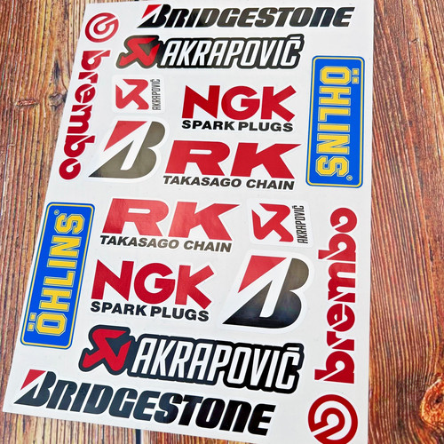Set fogli sponsor - , decalcomanie
