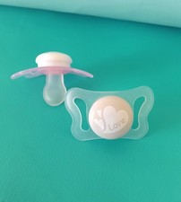 2 ciucci Chicco anatomici in silicone come nuovi neonata lattante Physioforma