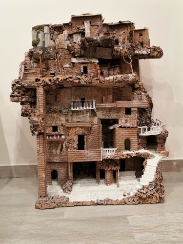 Presepe artigianale paesaggio - presepe,