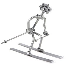 Scultura viti bulloni sci - scultura,