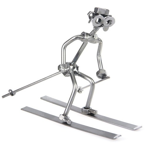 Scultura viti bulloni sci - ,