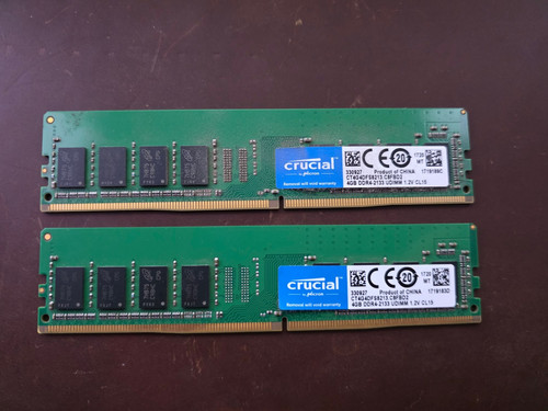 4 gb crucial - 8, x