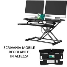 Scrivania mobile regolabile - , in