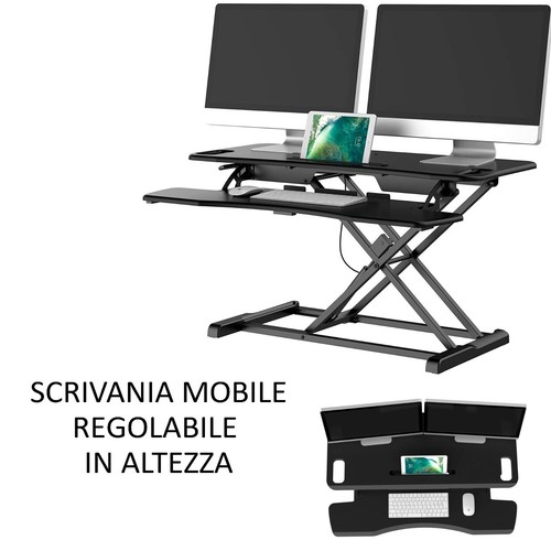 Scrivania mobile regolabile - , in