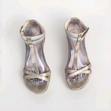 Sandali Fendi oro e argento