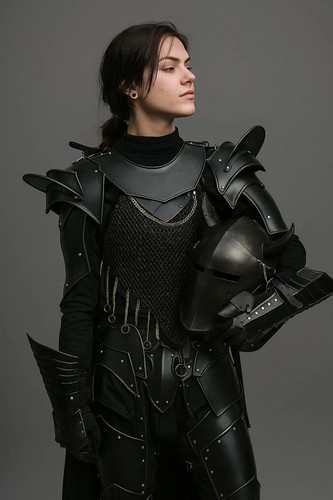 Medieval lady steel - medieval, set