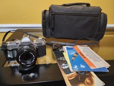 CANON AV-1 SILVER 35mm CAMERA