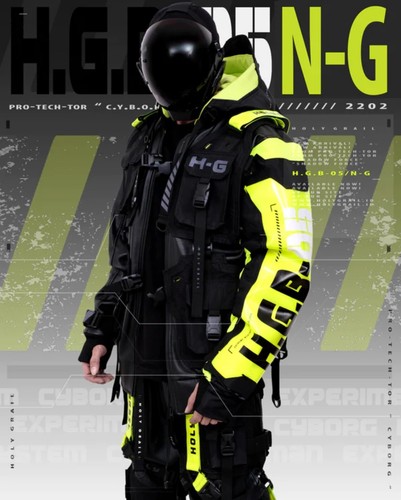 Giacca uomo techwear - giacca,