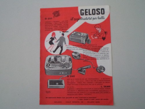 Advertising pubblicità 1963 - pubblicità,