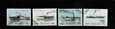 12227- Nuova Zelanda, set completo Scott 795-798 usato. Navi