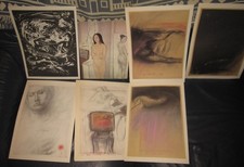 6 stampe di Piero Guccione e di Emilio Vedova. Una fotolito di Francesco Menzio