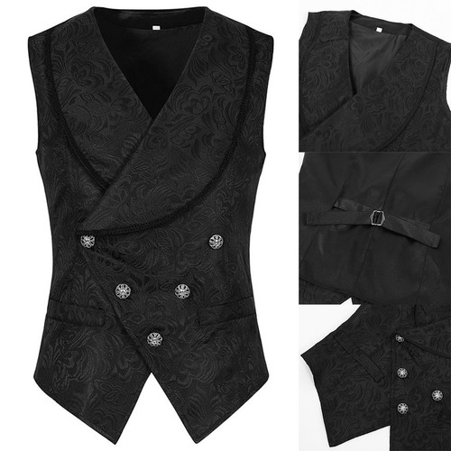 Giubbotto uomo nero vittoriano - giubbotto,