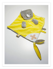 Doudou Plat/Mouchoir Buddiezzz