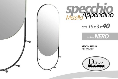 Specchio parete appendino - da,