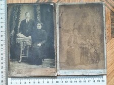 Set 2 vecchie foto vintage in