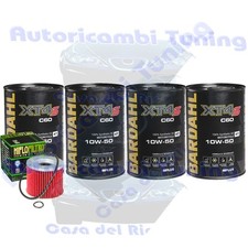 Kit Tagliando Olio Bardahl XT4S 10W50 + Filtro Per Honda CB750 RC01 1979>1982