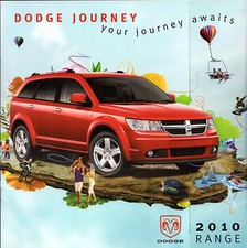 Dodge Journey 2010 Brochure vendite mercato Regno Unito SE, SXT, RT 2.4 & 2.0 CRD