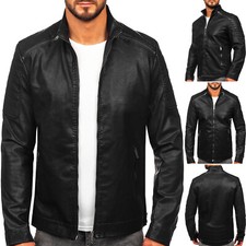 Giacca ecopelle giubbino biker