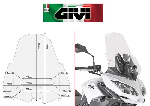 Cupolino trasparente kawasaki - cupolino,