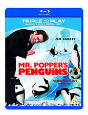 Mr. Popper's Penguins - Triple Play DVD Children's & Family (2011) Jim Carrey
