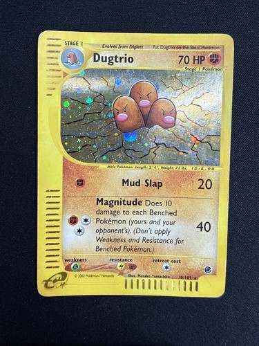 Pokemon dugtrio 165 - dugtrio, 10/165