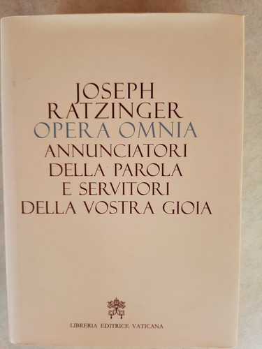 Joseph ratzinger opera - ratzinger, omnia