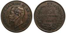 5 centesimi 1861 M BB+
