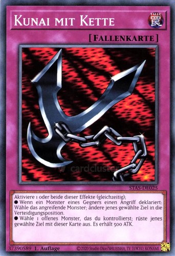 Kunai con catena - yu-gi-oh!,