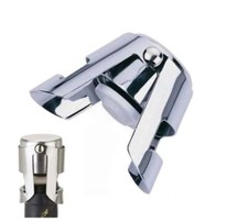 TAPPO PER BOTTIGLIA SPUMANTE E CHAMPAGNE IN ACCIAIO CROMATO LUCIDO