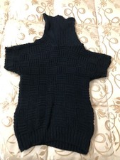 Maglione Lana Nero Manica