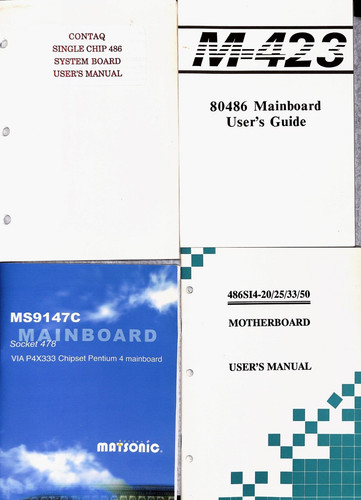 Notices differentes manuels - differentes,