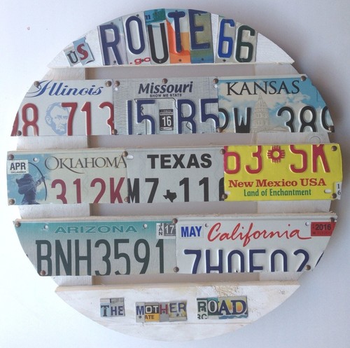 Quadro route con targhe usa - con,