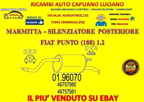 Marmitta gruppo scarico - marmitta,