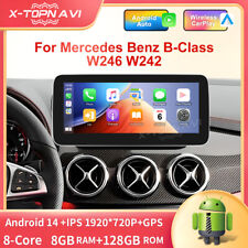 10.25'' For Mercedes Benz B Class W246 W245 Android 14 Radio WiFi Carplay Radio