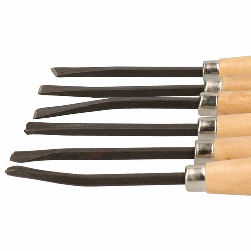 6pz scalpello intaglio legno - 6pz,