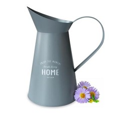 Annaffiatoio grigio in lamiera