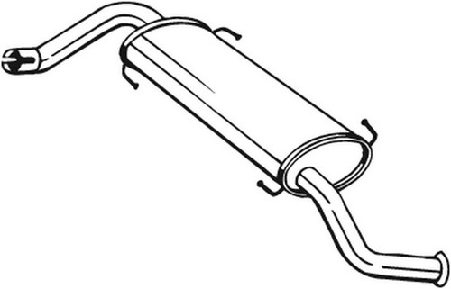 156 silenziatore posteriore - cv,