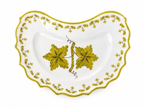 Piatto ceramica italiana mezza