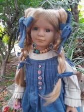 Bambola da collezione vintage Germany anni '90 RF Collection ceramica