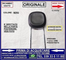 POGGIA TESTA SEDILE ANTERIORE SINISTRO = DESTRO gomma FIAT PANDA 3 mod 312