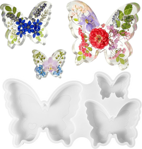 Set stampi farfalla silicone - set,