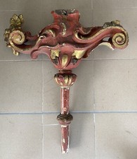 Grande Fregio In Legno Lavorato 76 cm largo 67 cm profondo 15 cm