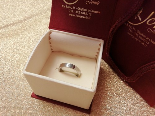 Anello fascia fede fedina - fascia,