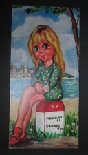 Poster vintage ragazza stampa - ragazza,