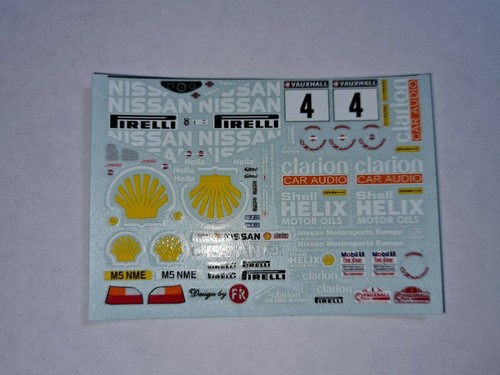 Decal racing43 nissan - 1:43,