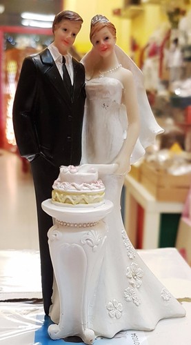 Sposi sposini per torta taglio - sposi,