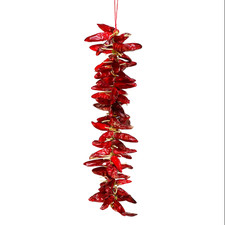Treccia collana peperoncini - di,